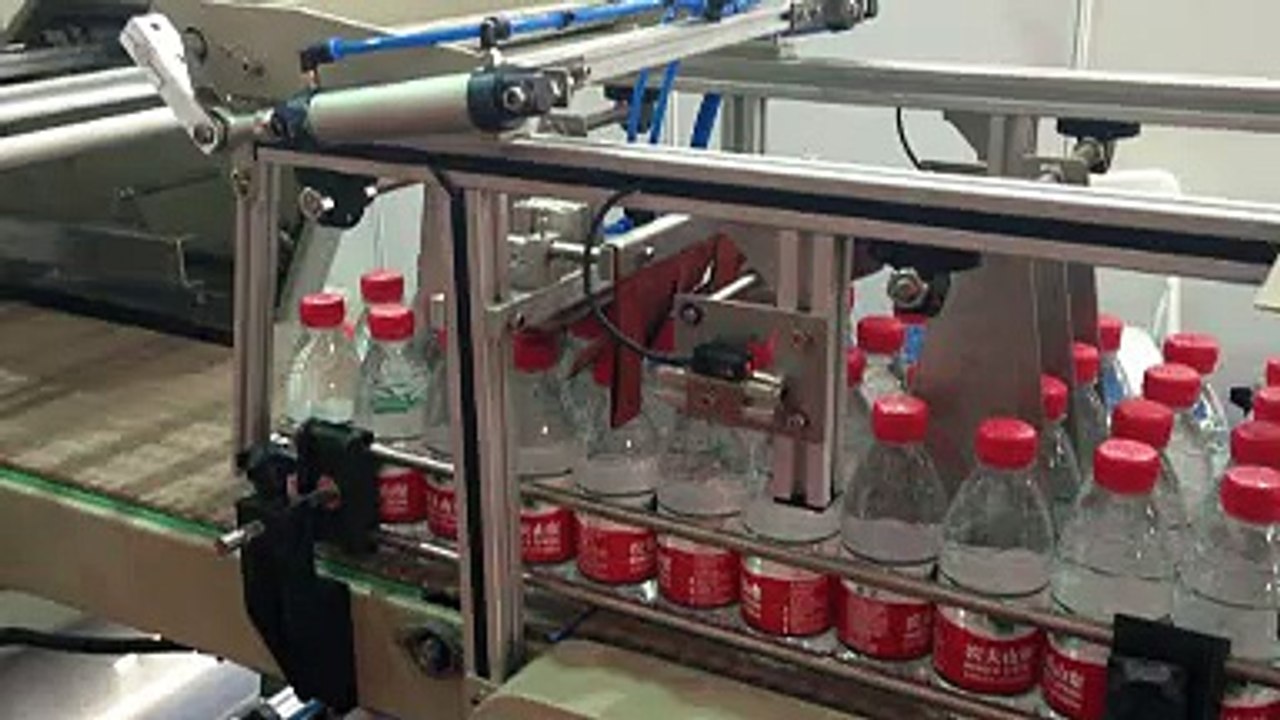Italian Automatic Bottle Shrink Wrapper Unit Model RP-800-A