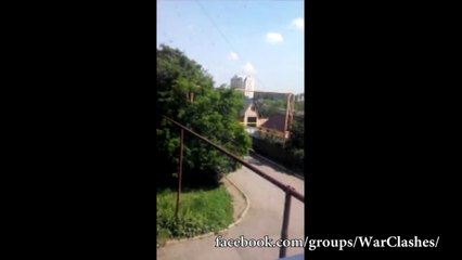 Ukraine War Marinka 03.06.15 Rocket Attack Hit City