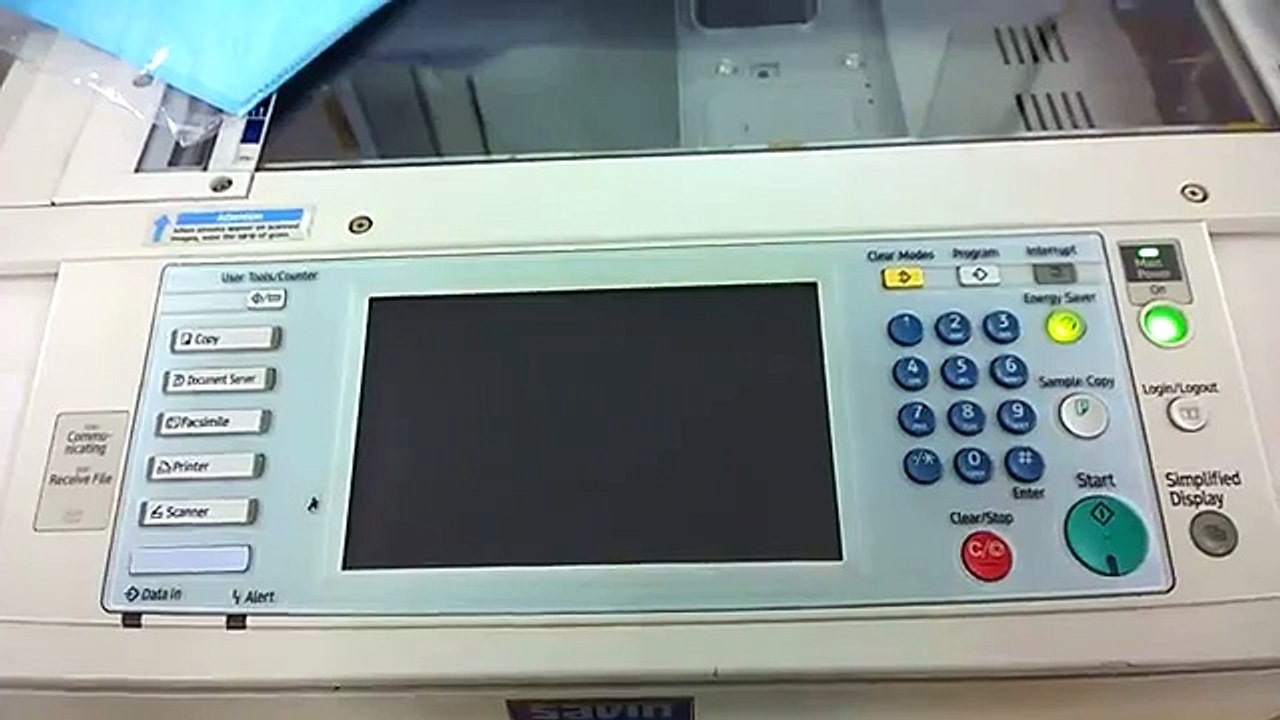ricoh mpc 7500 colour setting