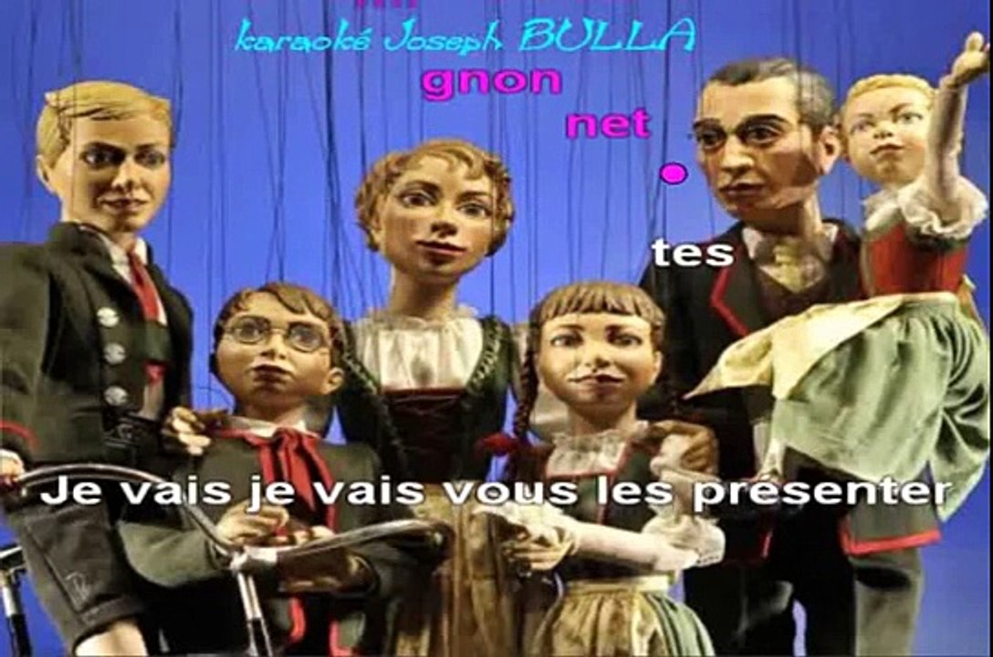 Christophe Les marionnettes karaoké Joseph BULLA