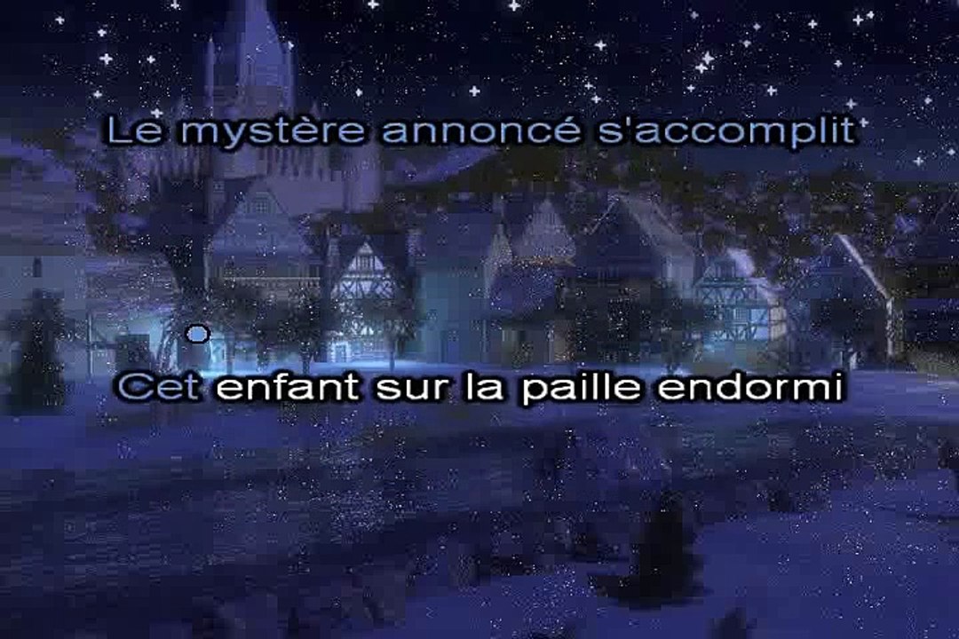 Chant de Noël Douce nuit sainte nuit karaoké Joseph BULLA