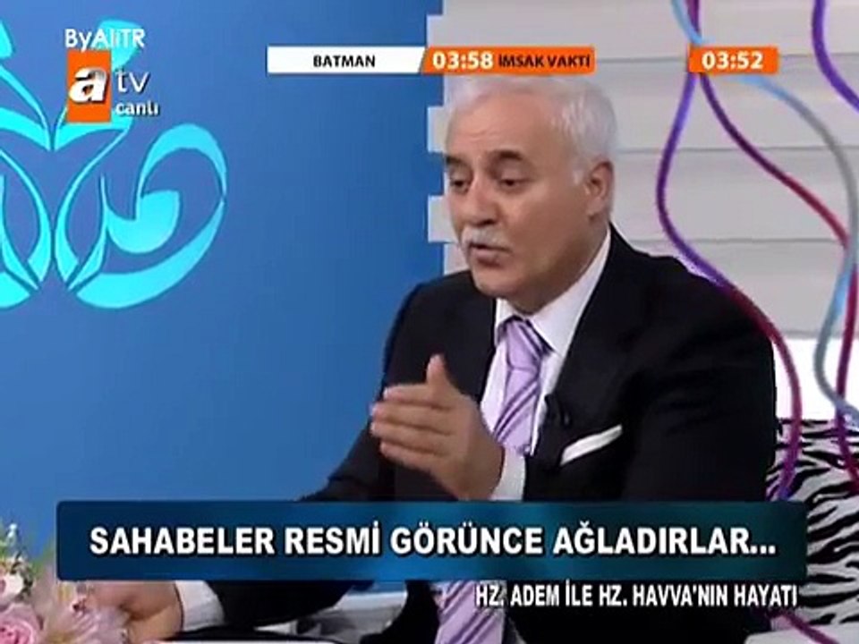 Nihat Hatipoğlu - Hz. Adem İle Hz. Havva'nın Hayatı. ( Sahur Özel )