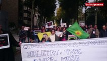 Saint-Brieuc. 180 personnes manifestent pour la paix en Turquie