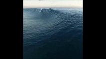 Most crazy Wave and surfers view filmed with drone