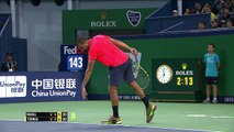 Tennis : le superbe point de Tsonga contre Nadal (Shanghai)