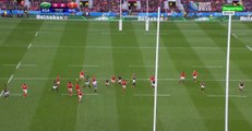 SOUTH AFRICA WALES- dan biggar creates gareth davies try