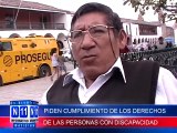 N11 EL REPRESENTANTE DE LA FEDERACION DE PERSONAS CON DISCAPACIDAD DEL DISTRITO DE CARMEN ALTO PIDE EL RESPETO DE LOS DE