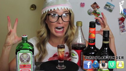 Zombie Brains Shot (Halloween) Tipsy Bartender