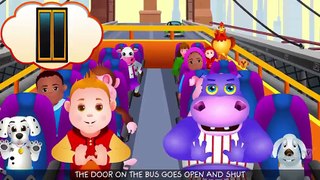 Wheels On The Bus Go Round and Round - New York City - Popular Nursery Rhyme by ChuChu TV