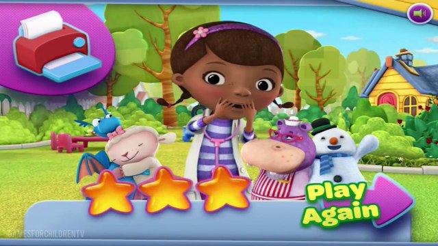 Doc McStuffins Full Game Episode of Clinic - Complete Walkthrough - Cartoon for Kids (Game