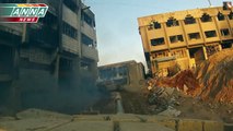 Syria War 2015. EPIC Tanks T 72 mission with GoPro™ During Urban Fighting and Clashes in J