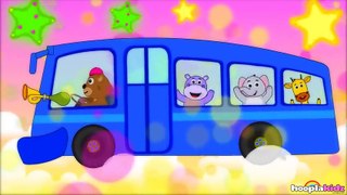 Wheels On The Bus - HD Version 3 - Nursery Rhymes For Toddlers and Babies from HooplaKidz