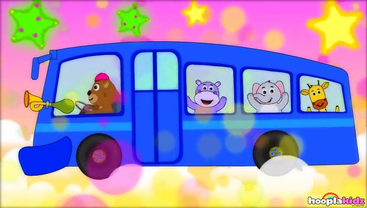 Wheels On The Bus - HD Version 3 - Nursery Rhymes For Toddlers and Babies from HooplaKidz