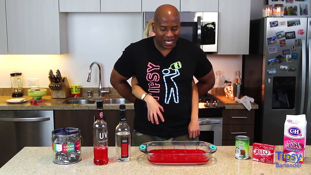 Valentines Day Jello Shot Hearts Tipsy Bartender