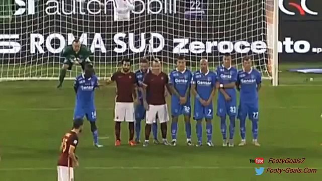 Miralem Pjanić Amazing Goal - AS Roma vs Empoli 1-0 (Serie A 2015)