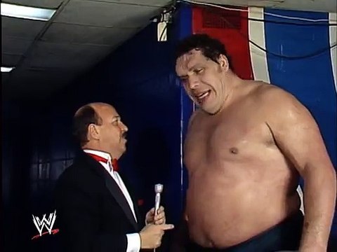 WWF Wrestlemania - Andre The Giant Post-Match Interview