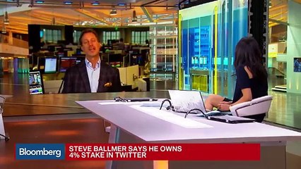 Steve Ballmer Says He Owns 4% Stake in Twitter