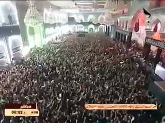 Clip Of Karbala e Mola During Hoisting A Flag (Alam)