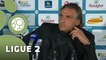 Conférence de presse Chamois Niortais - AJ Auxerre (2-3) : Régis BROUARD (CNFC) - Jean-Luc VANNUCHI (AJA) - 2015/2016