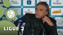 Conférence de presse Chamois Niortais - AJ Auxerre (2-3) : Régis BROUARD (CNFC) - Jean-Luc VANNUCHI (AJA) - 2015/2016