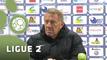 Conférence de presse US Créteil-Lusitanos - Stade Brestois 29 (0-2) : Thierry FROGER (USCL) - Alex  DUPONT (BREST) - 2015/2016