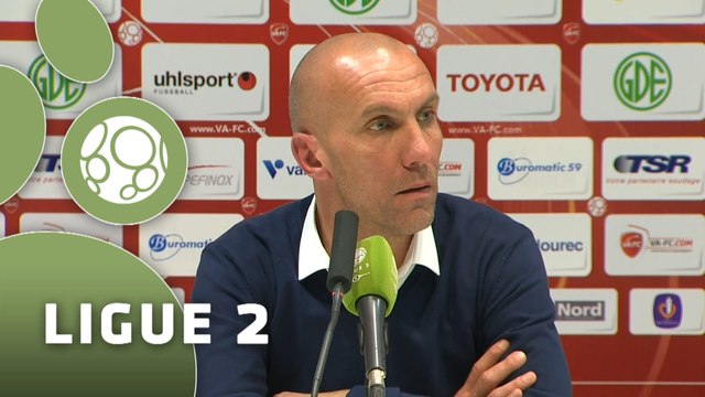Conférence de presse Valenciennes FC - Havre AC (0-1) : David LE FRAPPER (VAFC) - (HAC) - 2015/2016
