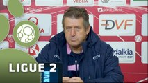 Conférence de presse Dijon FCO - Evian TG FC (1-3) : Olivier DALL'OGLIO (DFCO) - Safet SUSIC (EVIAN) - 2015/2016