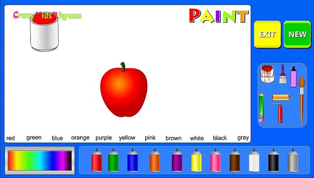 Colors for Children and Kids _ Learn Nursery Basic Color Names with Objects _ Kids Learnin