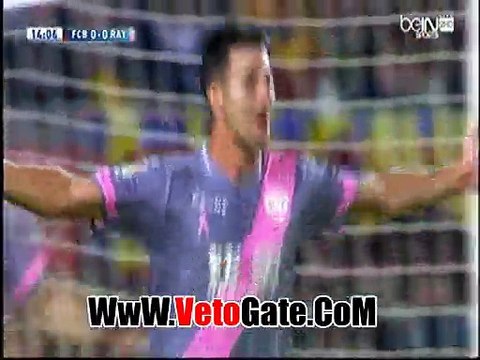 خافيير غيرا يتقدم بالهدف الاول رايو فاليكانو فى برشلونه