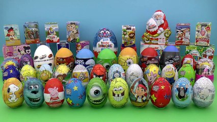 56 Surprise eggs, Kinder Surprise Maxi, Чебурашка яйцо, La casa Mickey Mouse