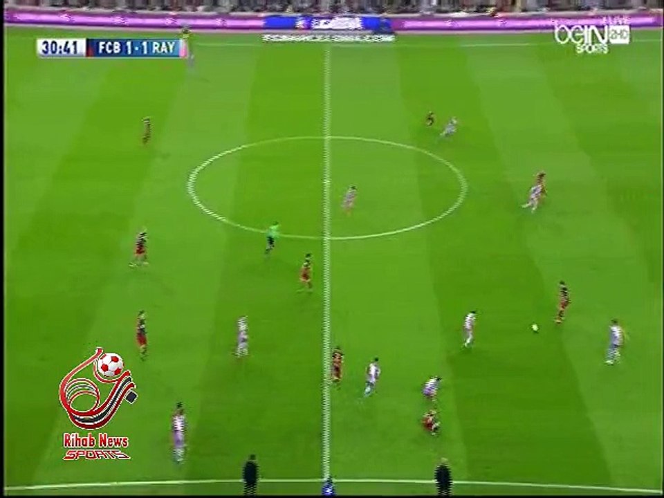 هدف برشلون الثاني في رايو فاليكانو