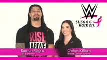 Behind the scenes of Roman Reigns’ Rise Above Cancer PSA
