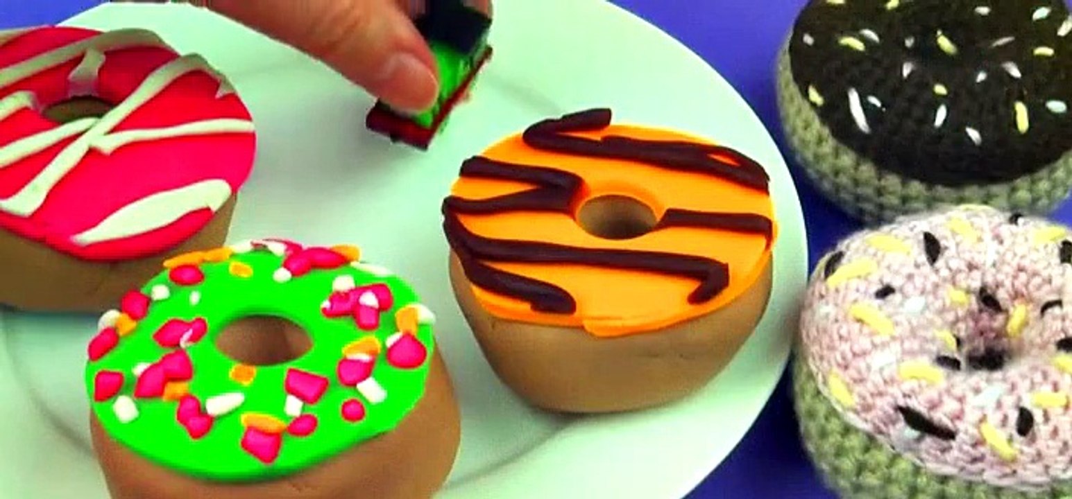 Donut Play-Doh Surprise Eggs Minnie Mouse Hello Kitty Thomas Tank Engine Shopkins Desserts FluffyJet [Full Episode]