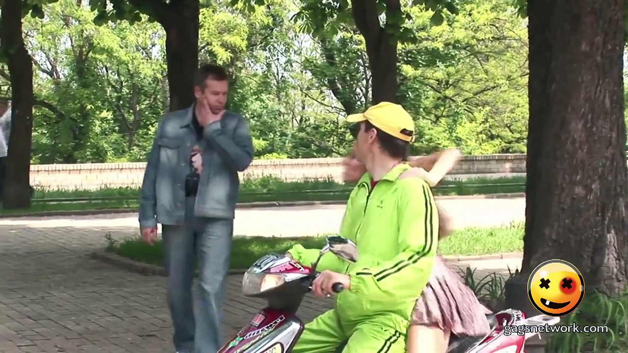 Naked and Funny Fly Away Skirt (HD)