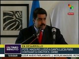 Venezuela y Santa Lucía construirán zona de desarrollo con Petrocaribe