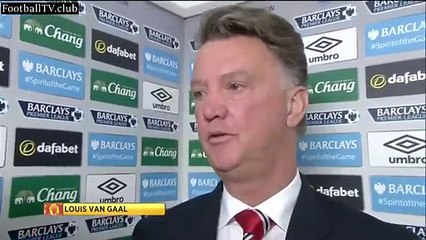 Everton vs Manchester United 0 - 3 - Louis van Gaal post-match interview
