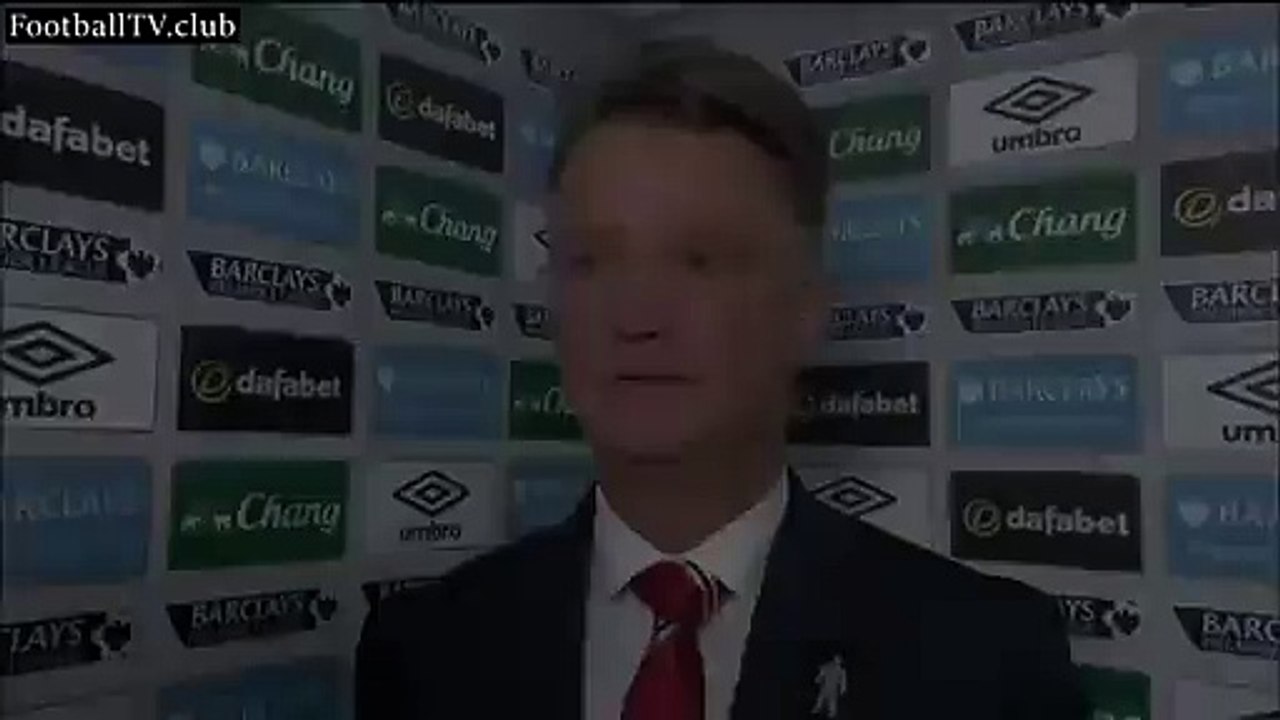 Everton vs Manchester United 0 - 3 - Louis van Gaal post-match interview