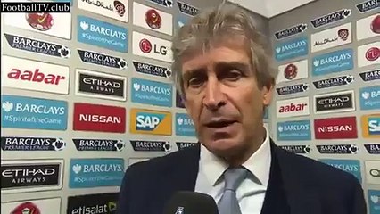 Manchester City vs Bournemouth 5 - 1 - Manuel Pellegrini post-match interview