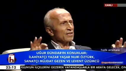 Halk TV'de Yaşar Nuri Öztürk, Müjdat Gezen küfürler yağdırdılar