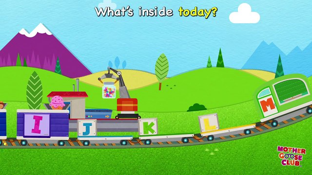 Alphabet Train Food Train | Mother Goose Club Rhymes for Kids