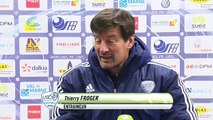 Réaction de Thierry Froger après US Créteil-Lusitanos - Stade Brestois 29