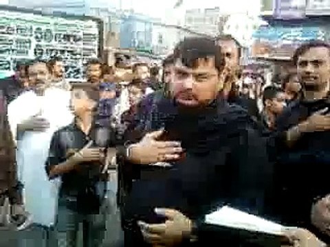 Kia Baba Tumhain Yaad Na Aati Thi Sakina By Furqan Mujtaba (Anjuman E Moin Ul Aza) Live @ Markazi Juloos Chehlum, Karachi, 2011