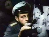 U-552 preying on US convois in the northern Atlantic Ocean  (original footage)