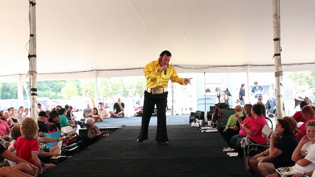 Kim Kredel sings 'Steamroller Blues' Elvis Week 2015