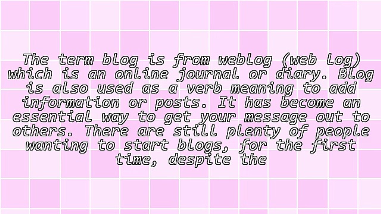 4 Tips for Beginning Bloggers