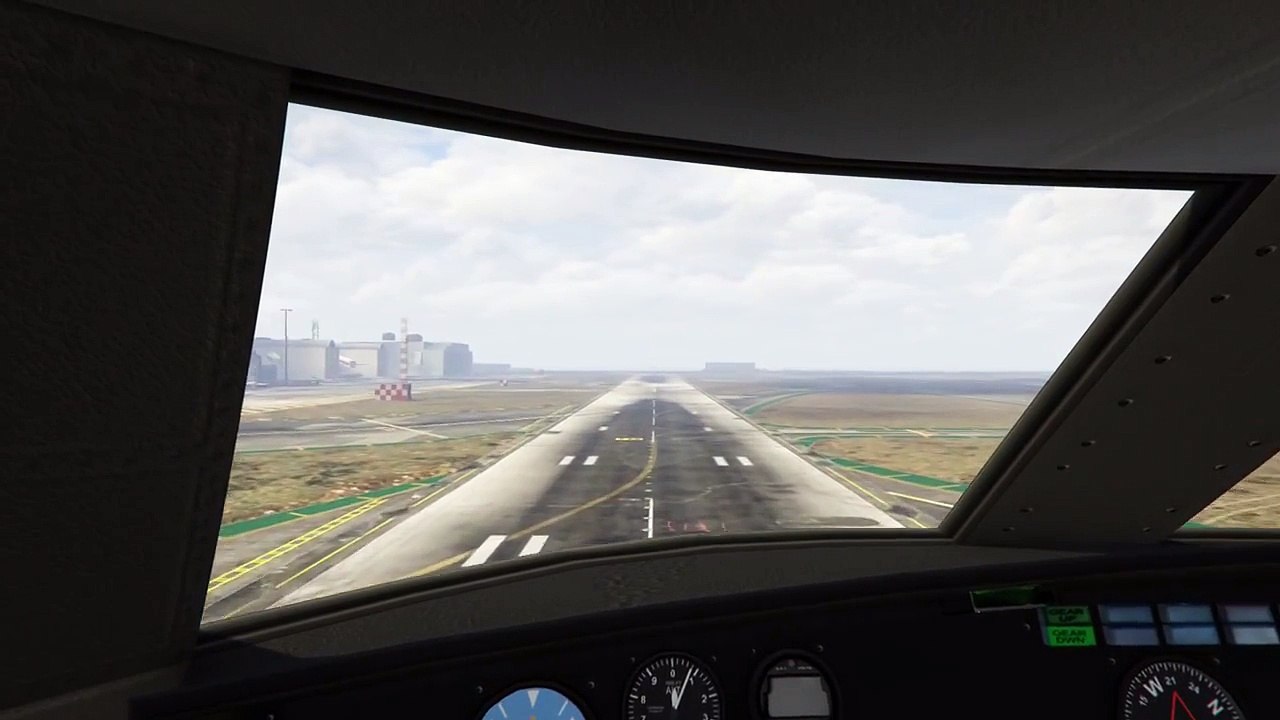 Amazing Airplane 747 Flight GTA 5