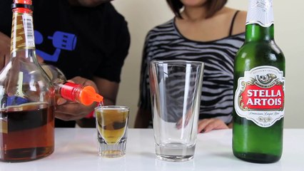 How to make the Flaming Dr. Pepper Shot Tipsy Bartender