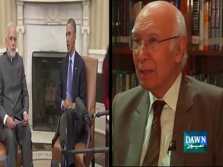 Sartaj Aziz tells US not to be reason for disparity in region