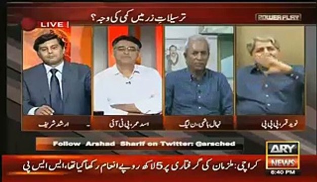Arshad Sharif Taunting Asad Umar For Criticizing PMLN