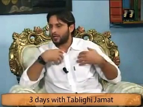 Views of Shahid Khan Afridi about Tablighi Jamat